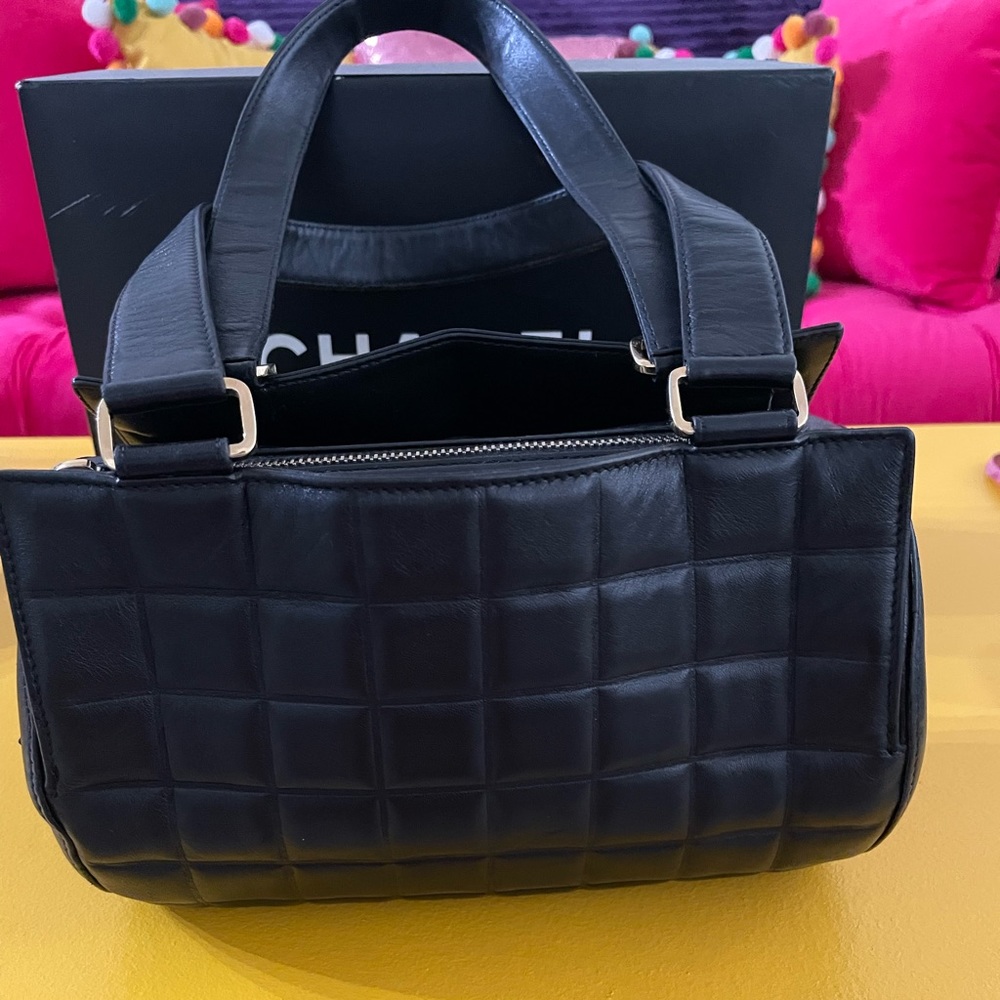 Authentic Chanel CC small cylinder bag